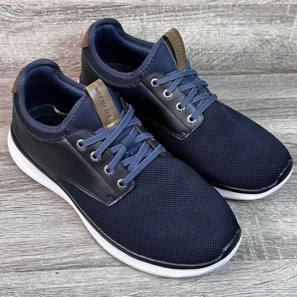 Skechers Relaxed Fit Delson 3.0 Sneakers Mens 10 Air Cooled Memory Foam